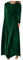 Women Vintage Velvet Long Sleeve Maxi Dress - Casual Loose Fit Elegant Bridesmaid Ladies Solid Color Plus Size Army Green