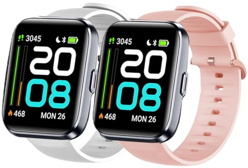 Blueshaweu Bracelet Compatible avec ID208 PLUS Smart Watch Bracelet,Bande de Remplacement en Silicone Compatibles avec ENOMIR/WMK/Quican ID208 PLUS 1.8 Smartwatch