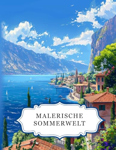 Malerische Sommerwelt: Ein Sommer Malbuch für Erwachsene mit 50 wunderschönen Motiven zum Ausmalen. Ideal zur Entspannung, zum Stressabbau und zur Förderung der Kreativität