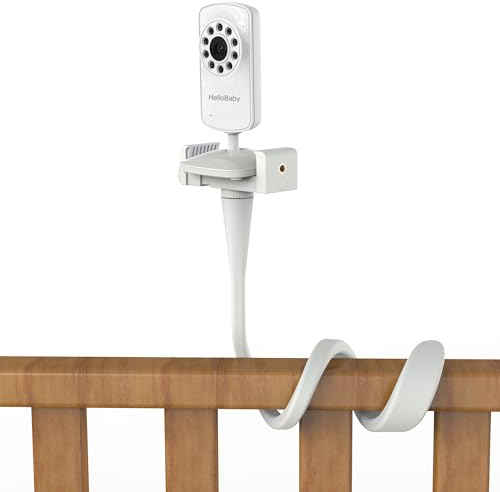 HelloBaby Babyphone-Halterung für HB30/HB32 und die meisten leichten Babykameras, geeignet für Smartphone, universelle Babykamera-Halterung, geeignet für ein Babybett, kein Werkzeug erforderlich und