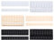 BENECREAT 3M/3.28 Yards 3 Colors Three Row Hook and Eye Tape Trim, Polyester 5cm/2 Wide Corset Bra Extender for Bridal Costumes Corset Bra Sewing Craft, Black, White, Moccasin, 1.1Yard(1m)/Color