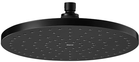ROCA Rainsense - Ducha para cabeza de techo o pared (250 mm), color negro mate