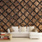 Vlies Fototapete Luxus Diamant Textur Motivtapeten Wohnzimmer Schlafzimmer Modern Wandtapete Bräunen Vliestapete Wanddeko 400 x 280 cm Küche Flur tapete Wandbild