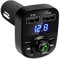 Bluetooths Car Transmitters, Wireless Radio Adapter Car Kit, Car Fast Charger With 2 USB Ports, Car Adapter With Music Player, Wireless Fm Radio Transmitter Hands-Frees Calling