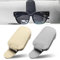 2 Pezzi Porta Occhiali Auto, Supporto Magnetico per Occhiali da Visiera, Universale, Portaocchiali Auto in Pelle Clip per Visiera, Auto