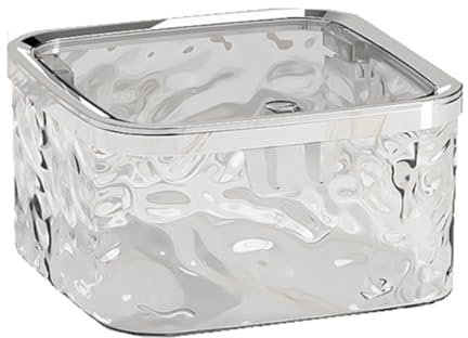 Uxsjakjsd Caja de Almacenamiento Transparente para Lavandería Contenedor de Vesículas Seminales Utilizado para Cápsulas de Limpieza Caja de Almacenamiento de Lavandería Pequeña