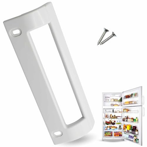 CHEFZOCO Tirador Puerta frigorífico, Mango frigorífico, Asa Nevera, Código original 093613, Distancia entre agujeros 16cm, Longitud del tirador 19,5cm, Compatible con Balay, Bosch, Blanco