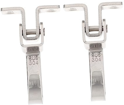 MAGICLULU 2stücke Deckenhaken Aus Edelstahl Mit Passenden Schrauben Für Deckenmontage Silberfarben Für Küche Bad Balkon Wohnzimmer Und Büro Haken Für Hängematten Und Ventilatoren