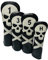 Gralara Set of 4 Golf Driver and Hybrid Head Covers with Waterproof Feature