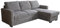 CosyCraft Tokio L-Shaped Corner Sofa Bed, Universal Left/Right, Large Storage, Jumbo Cord, 225 x 150 x 85 cm (Jumbo Cord Dark Grey)