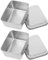 JECOMPRIS 2 Piezas Recipiente Rectangular para Hornear Pan y Pasteles Caja de Comida Reutilizable para Cocinas