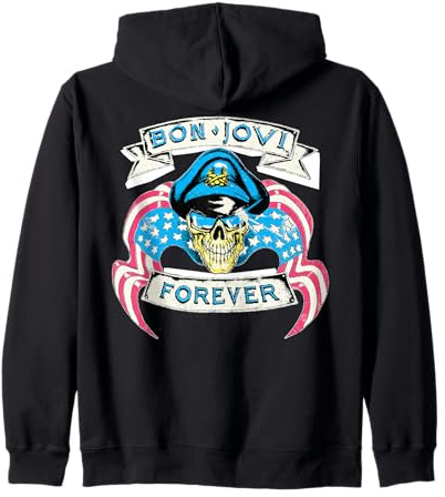 Offizielles Bon Jovi Hard Rock Band Forever Album Musik Kapuzenjacke