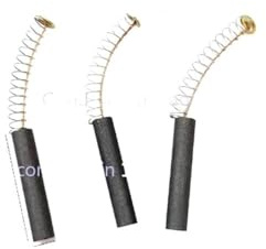 DOHAETCJQ 10 escobillas de carbón cilíndricas. Especificaciones: 4 x 20, 5 30, 6, 7 35, 8, 40, 12 50, 13, 16 Aptas for Motores punzonadoras y resortes Circulares(6X30mm)