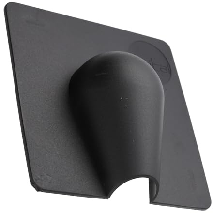 kenable Cable Hole Entry Cover Plate for Exterior Walls | Weatherproof Exit Brick Blast Wall Tidy | 110x110mm | Black