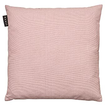 LINUM Pepper Premium Kissenhülle 40x40 cm, 100% Baumwolle, Maschinenwaschbar, Altrosa