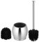 Dailyart Escobilla De Baño Escobilla WC, Incl. Cepillo de Repuesto, 36.5 * 12.5 * 12.5cm, Negro