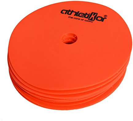 athletikor Floormarker Verschiedene Sets - Markierungsteller (10 x Orange)