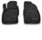 OMAC Gummimatten Fußmatten kompatibel mit Ford Focus mk2 2004-2011 TPE Schwarz 2X