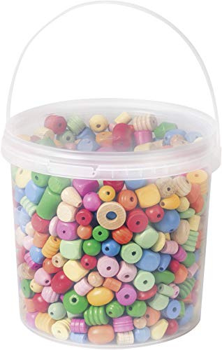 Knorr Prandell 216039902 Knorr prandell 216039902 Holzperlen im Eimer 2,5 Liter , pastell, seidenmatt pastell, seidenmatt