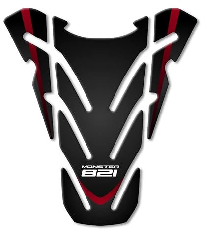 PARASERBATOIO IN RESINA 3D COMPATIBILE CON DUCATI MONSTER 821 GP-319 (Black)