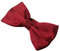 Herren-Fliege für Hochzeit, Party, einfarbig, verstellbare Smoking-Fliege, edle Seide, vorgebunden, formelle Fliegen Gr. onesize, dunkelrot