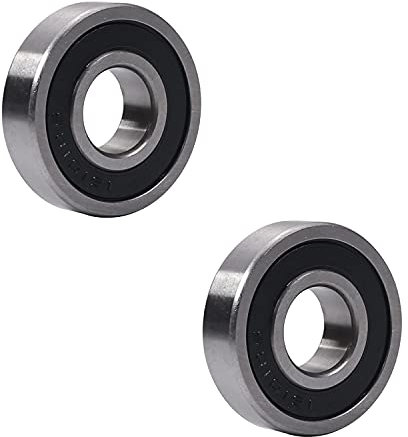 Othmro Rillenkugellager 12 x 30 x 8 mm, doppelt versiegelter Chromstahl, Z2 Hebellager, 2 Stück