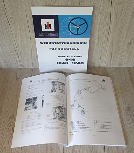 IHC Werkstatthandbuch Fahrgestell Traktor 946 1046 1246