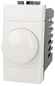 Regolatore Dimmer A Manopola 220V, Compatibile Con Bticino Living Light (Bianco)