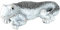 KYNAST Gartenfigur Eidechse 47 x 30cm Steinoptik Beet braun grau
