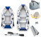HOME DELUXE - Schlauchboot Pike Large inkl. Motor - Material: strapazierfähiges PVC- Maße: LxB ca. 330 x 136 cm - für bis zu 5 Personen | Beiboot, Motorboot, Ruderboot