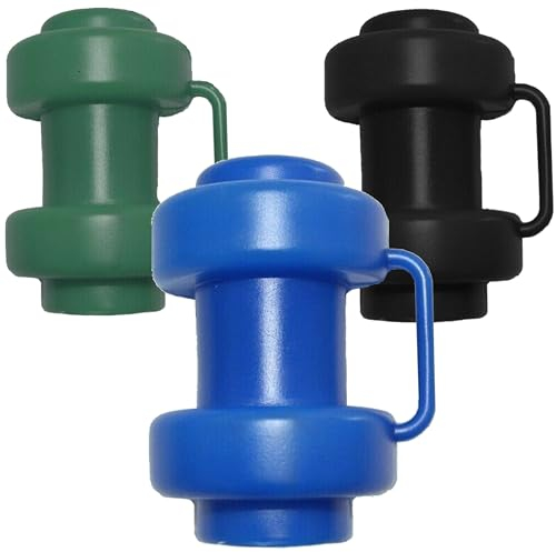 Andreas Dell Kappen für innenliegendes Sicherheitsnetz – Ersatzkappen für Trampoline, strapazierfähiges Kunststoffmaterial, Schutzkappen für Netzpfosten, Wetterbeständig & UV-beständig (Grün, 8)