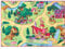 Carpet Studio Teppich Kinderzimmer 95x133cm, Kinderteppich, Spielteppich Straße Mädchen, Teppiche für Babyzimmer, Schlafzimmer & Spielzimmer, Antirutsch, 30°C waschbar - Candy Town