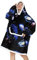 JOREAY Oversized Blanket Hoodie - Sherpa Fleece Wearable Blanket for Unisex Adult Women Men, Fluffy Giant Comfortable Hooded Sweatshirt