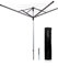 Minky Outdoor Rotary Airer, Alloy Steel, Silver, 60m