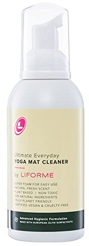 Liforme Ultimativer Yogamatten-Reiniger für den Alltag, umweltfreundlich, natürlich, organischer Reiniger, vegan, sicher für alle Yogamatten, klebt nicht, reinigt, regeneriert, regeneriert – 150 ml