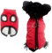 Waterproof XXS Dog Coat Padded Fleece Zip Up Coat Chihuahua Puppy Tiny Toy Clothes Teacup Miniature Tiny Breeds (Red, XXS)