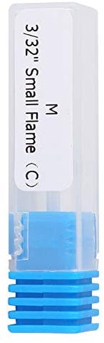 5 Tipos de Broca de Uñas con Forma de Cilindro de Cerámica para Manicura, Máquina de Taladros, Fresas de Podología de Cerámica, Taladro de Uñas 3 32 (Cohete M)