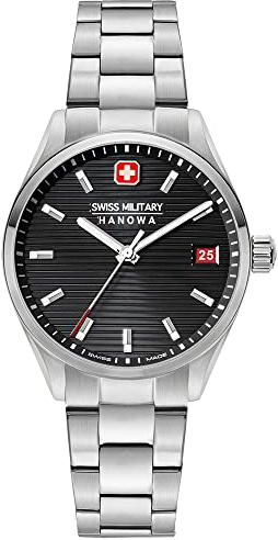 Swiss Military Hanowa SMWLH2200201 Roadrunner Lady Damenuhr mit Edelstahlband Saphirglas