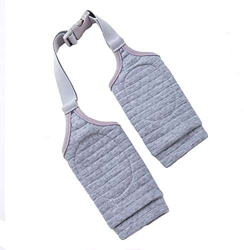 Manchon de protection articulaire avant pour chien avec rembourrage en maille pour chiens de taille moyenne et grande pour éviter le léchage des plaies_2XL (gris)