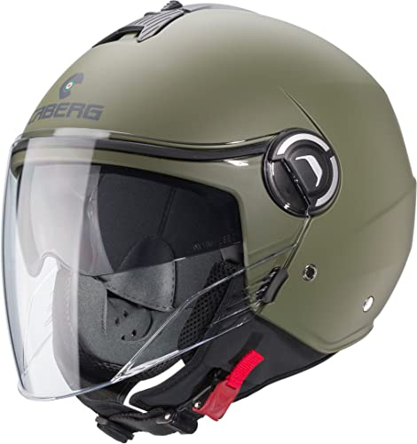 CABERG RIVIERA V4X MATT MILITARY GREEN XS CASCO APERTO