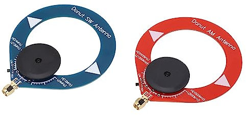 2Pcs Portable Donut AM Antenna PCB Mini Loop Antenna for Improved Reception on Shortwave Radio MW SW Radio Antennas