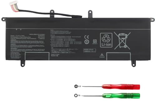 KXRSII C41N1901 Laptop Akku für Asus ZenBook Duo UX481 UX481FA UX481FL UX481FLY UX481F UX481FA-BM020R UX481FA-BM018R UX481FL-BM002T UX481FL-BP1505T Series 0B200-03520000 4ICP6/60/72 70Wh