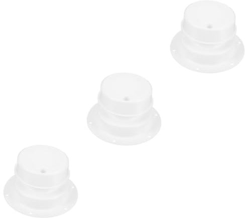 JECOMPRIS 3st Toilettenlüftungsabdeckung Für Die Belüftung Des Wohnmobil-badezimmers Austausch Der Lüftungsabdeckung Wohnmobil-lüftungsabdeckungen Für Das Dach Anhänger Dachentlüftung Pp