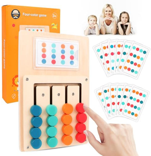 Byffoer Montessori Spielzeug ab 3 4 5 6 Jahre Junge Mädchen,Holz Montessori Spielzeug Holzspielzeug Lernspiele Labyrinth Activity Board für Kinderspielzeug ab 3-8 Jahr