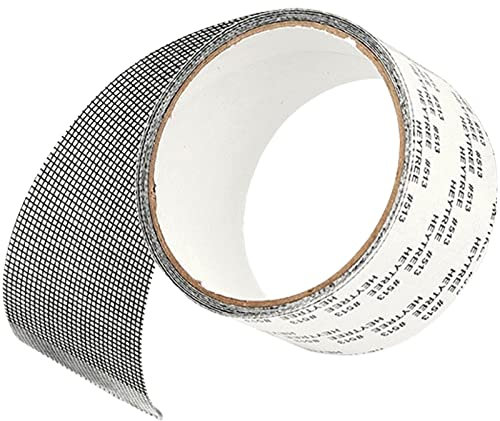 Cinta Reparadora De Mosquiteras,Autoadhesivo Cinta Mosquitera Adhesiva,Impermeable Cinta Adhesiva Mosquitera Adecuado Para Reparar Puertas, Ventanas, Carpas, Colectores De Piscinas, 78.74in
