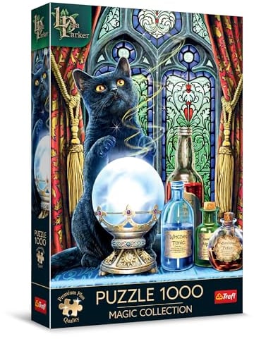 Trefl Premium Plus Quality - Puzzle Magic Collection: Hexenlehrling - 1000 Elemente, Serie Magischer Bilder, Lisa Parker, Ideale Anpassung der Teile, für Erwachsene und Kinder ab 12 Jahren