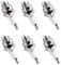 HAPPOW 6Pcs Spark Plugs, L7T Ignition Plug for BM6A,for BPMR7A, for RCJ6Y, for RCJ7Y Lawn Mower Spark Plugs for 43-49CC Mini Gas Chainsaw and Garden Equipment