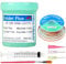 KELLYSHUN NC-559-UV Flussante,100g Flussante al Rosin Senza Piombo e Senza Pulizia (1 Pezzo),Treccia Dissaldante 2.5MM/3M (1 Pezzo),per Saldatura di Telefoni,BGA, SMD e Riparazioni di Elettrodomestici