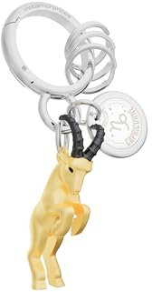 Metalmorphose – Llavero con colgante de signo zodiacal – signo astrológico – Regalo para hombre, mujer y niño, dorado, talla única, Capricornio