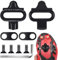 MOLZINY 2 Piezas Calas Tacos de Bicicleta para Shimano SPD Calas para Pedales Autobloqueantes de Bicicleta Compatible con Pedales Tipo Tacos de Pedal de Bicicleta para Ciclismo de Montaña Carretera